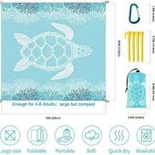 图案野餐防水折叠便携露营涤纶沙滩垫野炊户外野餐垫厂家