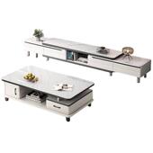 电视柜客厅家用落地简约现代2025新款 小户型伸缩茶几电视机柜组合