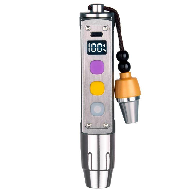 照玉石手电筒强光鉴定无极调光TC快充翡翠蜜蜡鉴别文玩65紫光灯