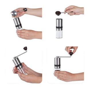 手摇不锈钢咖啡豆研磨器钢芯磨豆机咖啡研磨机手动手摇磨粉机