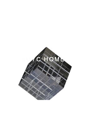 意式极简约办公室柜魔方摆件样板房售楼处客厅电视柜软装饰品摆设