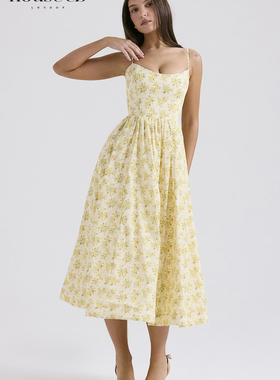 House of CB 休闲度假田园风棉质太阳裙Lolita