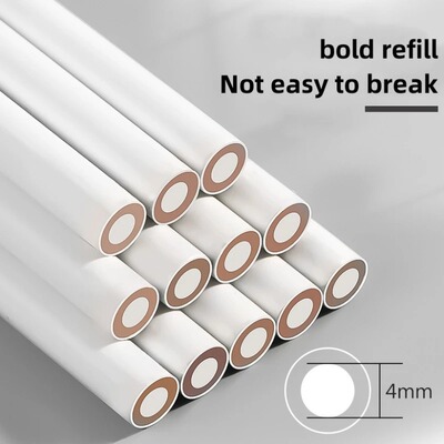 4MM Sketch White Charcoal Pen High-gloss Pencil Set Student