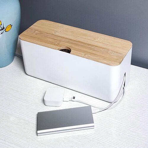 Cable Management Box Set Small and Large Cable Organizer Bo