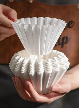 1-4 Servings of Coffee Filter Paper Disposable Cake-type Han