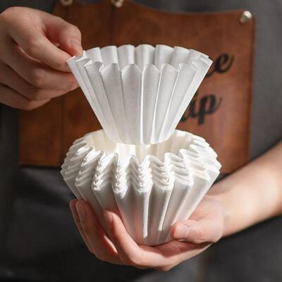 1-4 Servings of Coffee Filter Paper Disposable Cake-type Han