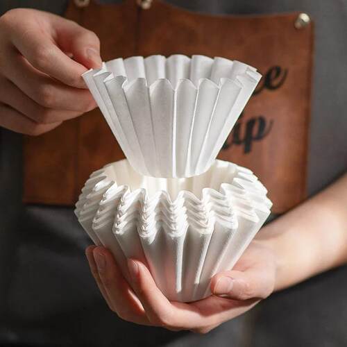 1-4 Servings of Coffee Filter Paper Disposable Cake-type Han