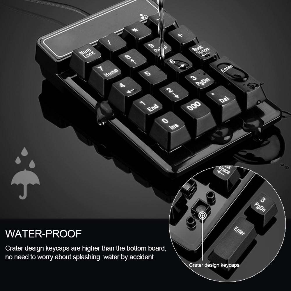 USB Wired Numeric Keypad 10-Key Mechanical Feel Pad - Product image 3