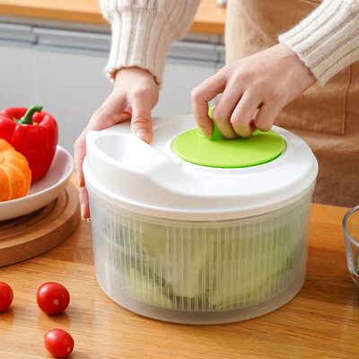 Lettuce Drainer Vegetables Dryer Salad Spinner Fruits Washer