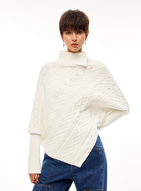 《鹦鹉梨严选》LOLO MIRIAM | 法式针织时尚慵懒风毛衣313W8M001