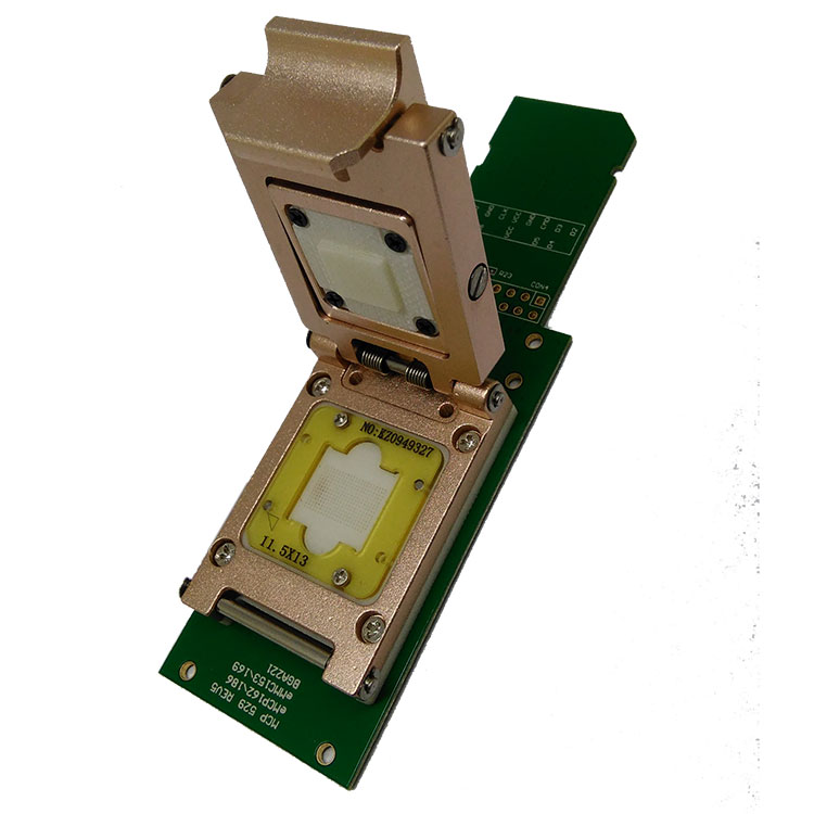 现货eMCP162/186合金翻盖探针转SD接口  测试座 eMCP字库数据恢复