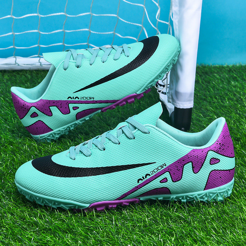 回力C罗新品足球鞋成人男女长钉AG学生儿童碎钉TF防滑比赛训练鞋