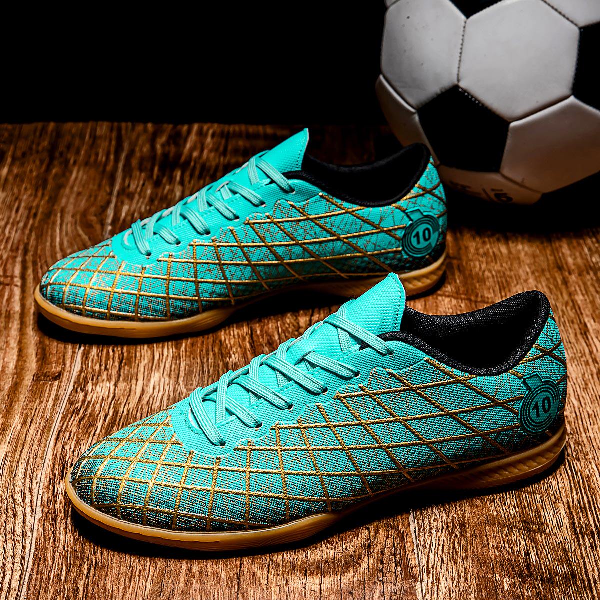 回力足球鞋男款室内五人制平底防滑IC牛筋底男女儿童训练鞋比赛