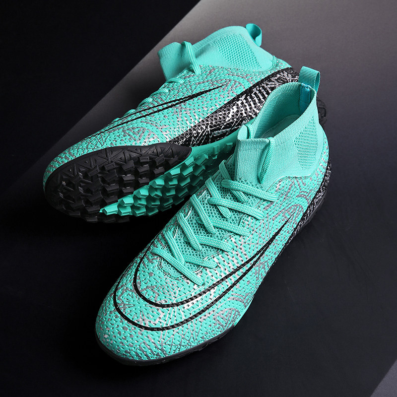 回力春夏新款C罗刺客足球鞋男tf碎钉fg长钉碎丁男童小学生训练鞋