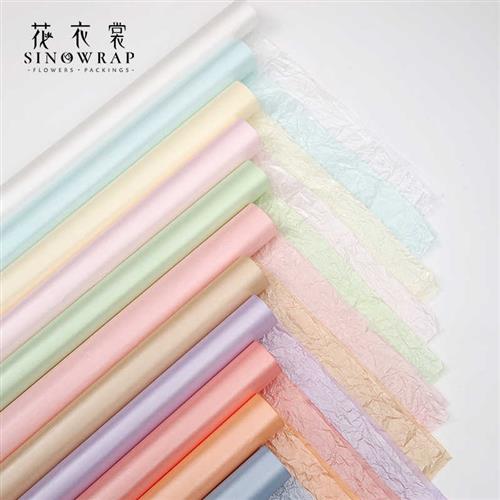 极速花衣裳 防水珠光雪梨纸鲜花花束打底包装纸内衬纸蛋糕花店褶