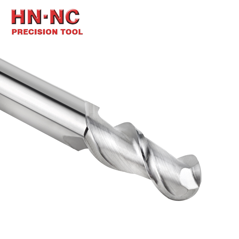 有色金属球头铣刀450L硬质合金铣刀R2/3/4/5/6/8/10铝用钨钢铣刀