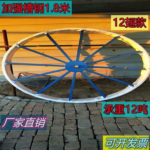 极速电缆放线盘圆盘光纤加强槽钢专用放线架钢丝绳放绳器电工放线
