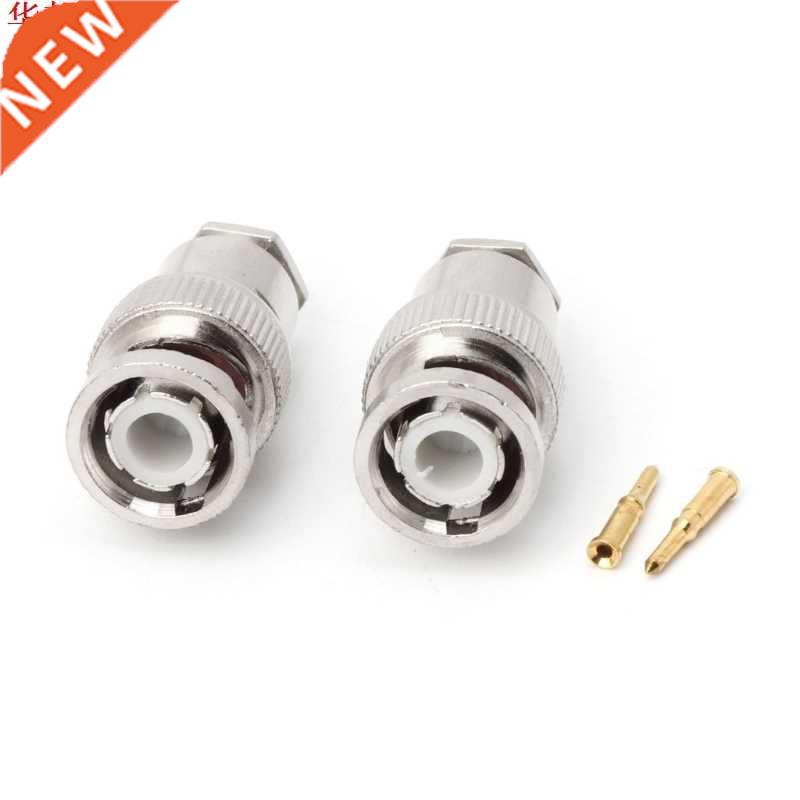 10PCS RG58 BNC Male Plug For CCTV Security Coax Coupler Vide