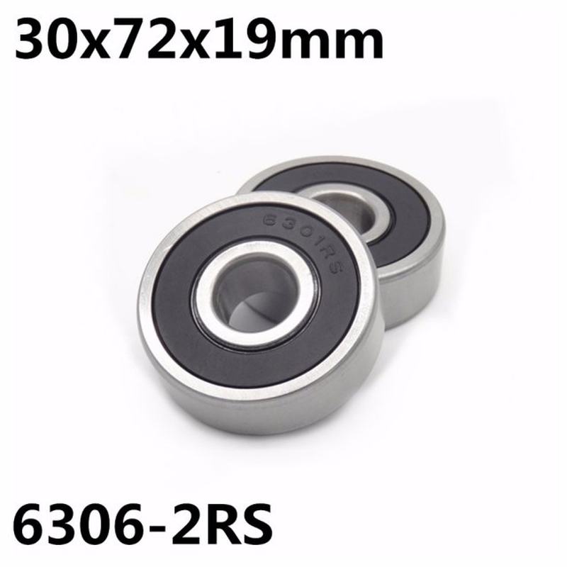 10Pcs 6306-2RS ball bearing 30x72x19 mm deep groove ball bea