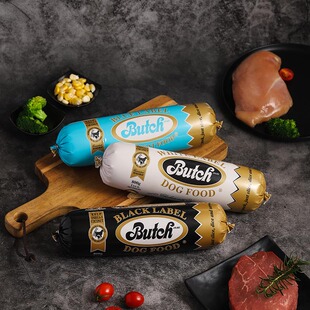 Butch布奇新西兰生骨肉冷鲜牛肉狗粮湿粮不挑食软便鱼油美毛发毛