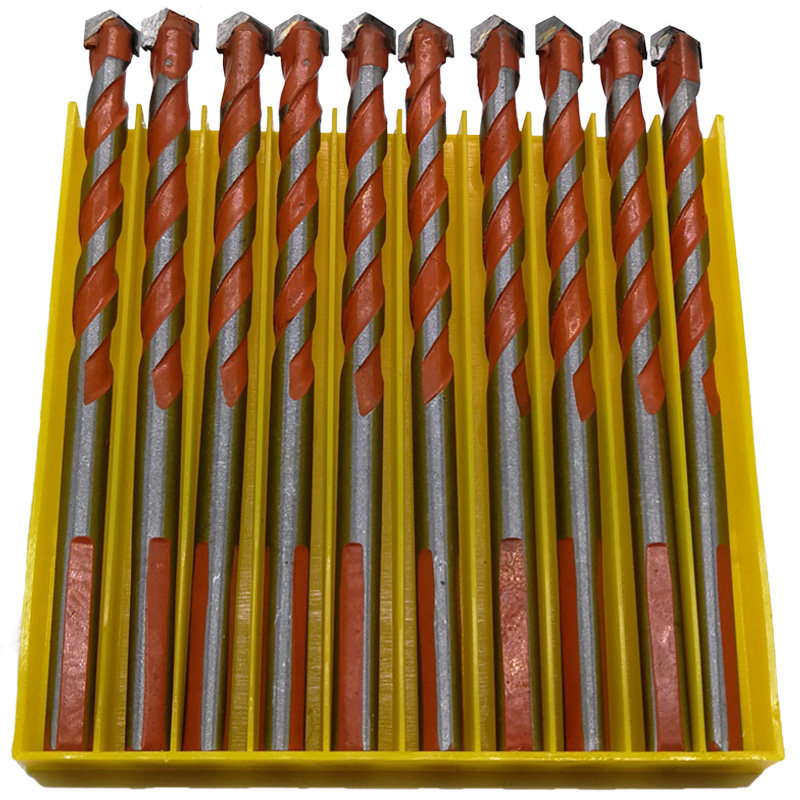 极速打瓷砖用的冲击钻头三角柄开口工具打孔器钻木工大理石混凝土
