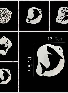 好货2022 New White 3520Pcs set Face Painting Stencils Templa