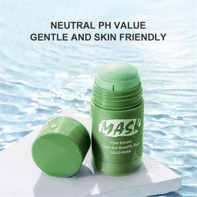 好货Green Tea Clay Mask Against Face Acne Blackhead Remover