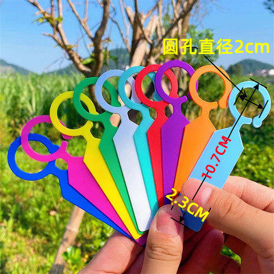 极速塑料植物园艺标签记号牌环扣标记牌加厚绿植果树吊牌挂牌环套