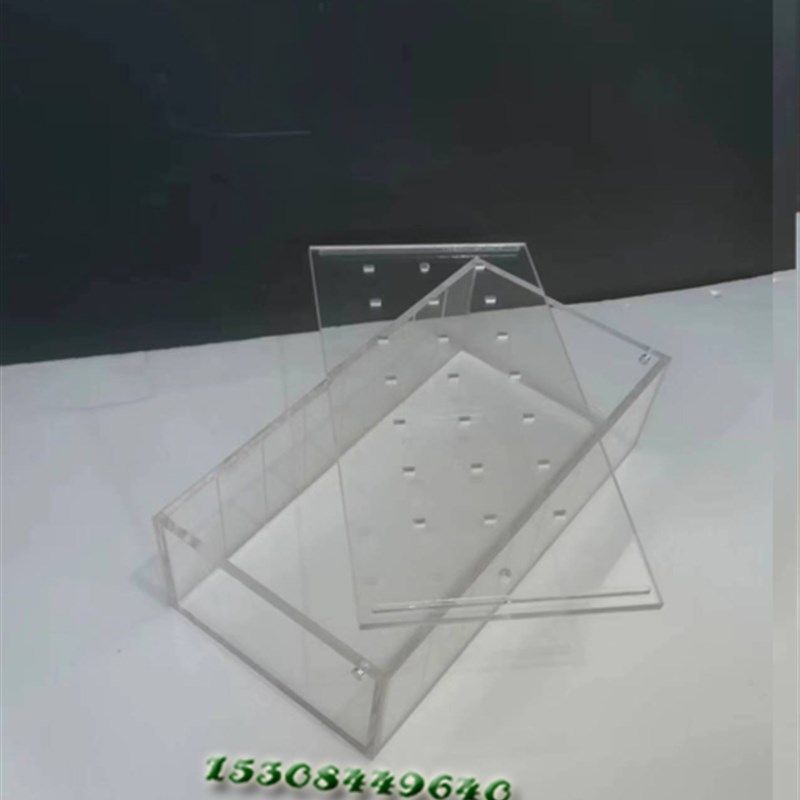 极速膜透明有机玻璃具隔器材电器定制压克力实验室解体箱容水槽防