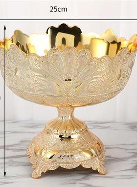 Neoclassical retro metal round ornaments sample room soft de