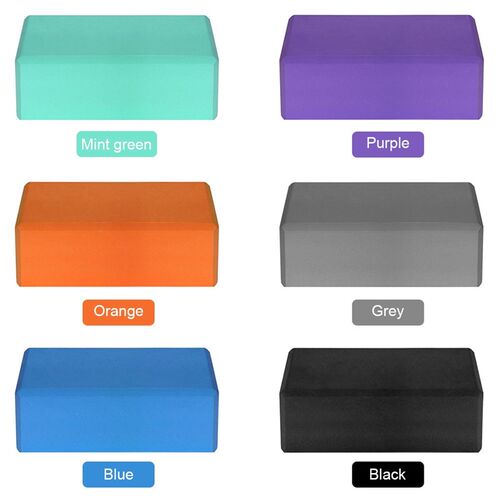 极速1PCS / 2PCS EVA Yoga Blocks Latex-free Non-slip Surface