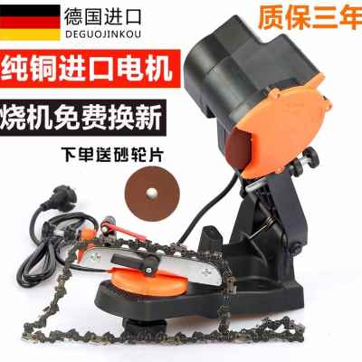 极速品厂促电锯磨链机磨油锯链条神器220V电动迷你免拆手持电磨机