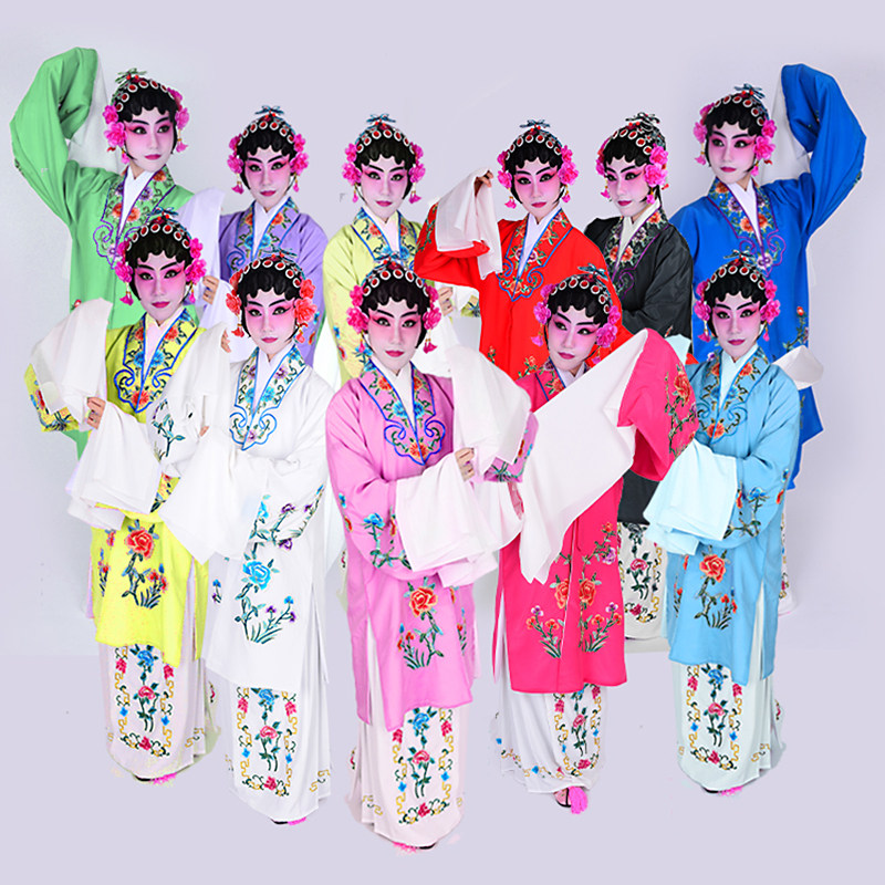 好货京剧越剧戏剧黄梅戏服装青衣花旦新款服装戏曲服饰女对披练功