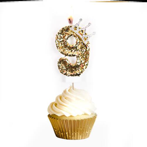 好货birthday cake digital candles party decoration card Numb