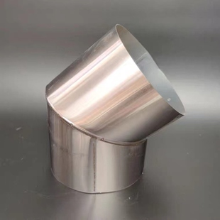 45度角不锈钢弯头直径10~30公分土灶炉子烟筒烟囱排烟管90度弯脖