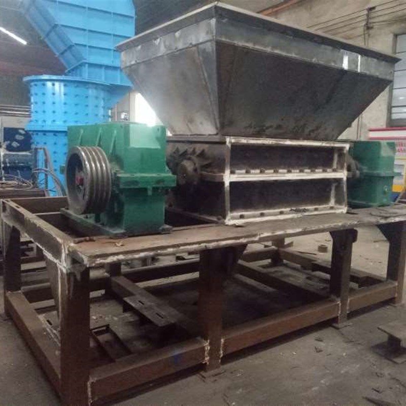 生活垃圾双轴破碎机 工业固废单轴刀片粉碎机金属塑料小型撕碎机