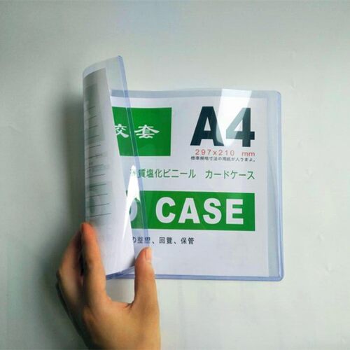 好货20个包邮A4硬胶套卡片袋 A3文件套 透明文件资料套 硬塑料保