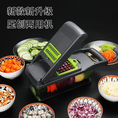 切丝器家用切菜不伤手厨房商用多功能土豆擦丝罗卜切丁切片神器