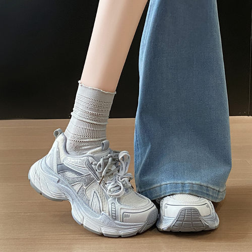 5cm【显脚小老爹】厚底增高老爹小个子显高运动休闲鞋01