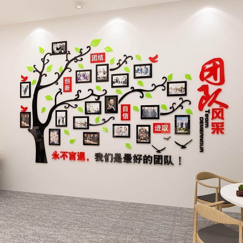 创意励志团队风采亚克力立体墙贴自粘公司办公室企业文化墙装饰,家居饰品,软装墙贴,淘宝优惠券,粉丝福利购,淘宝优惠卷