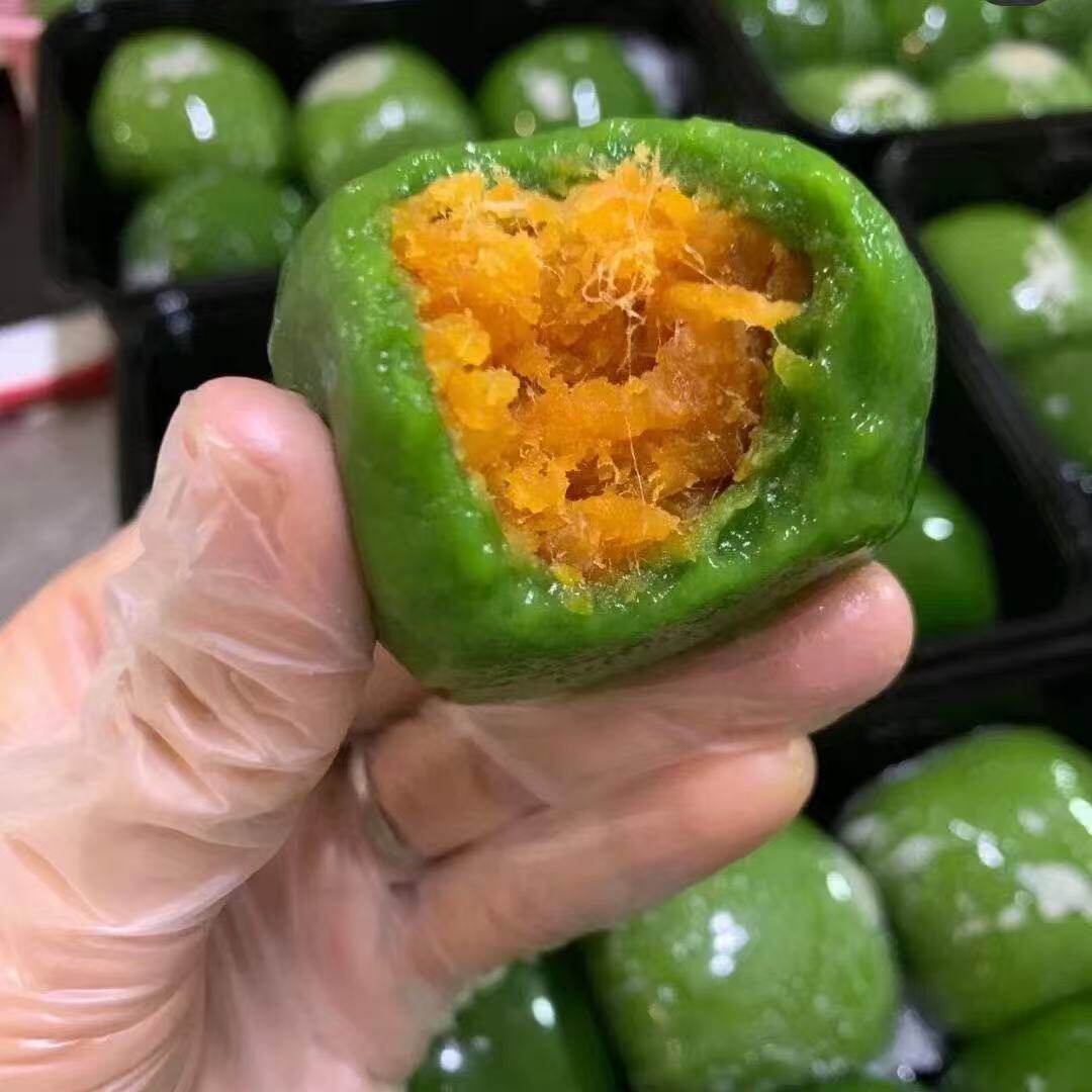 新鲜现做】艾草青团混合口味传统糯叽叽糕点青团休闲解馋小零食