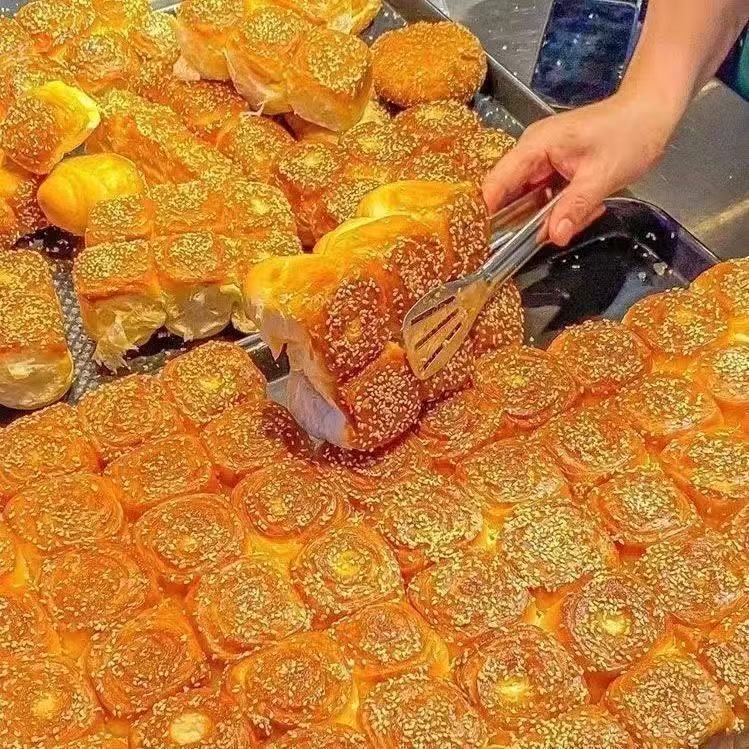 【现做现发】蜂蜜脆皮小面包手撕老式整箱蛋糕早餐速食蜂蜜脆底