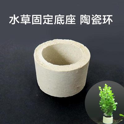 水草定植环固定环定植杯净水培菌滤材鱼虾躲避屋新手陶瓷固定底座