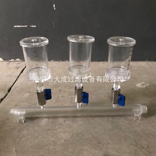 祈鑫悬浮物测定重量法0.45m60PC塑料三联薄膜过滤器检测仪滤杯