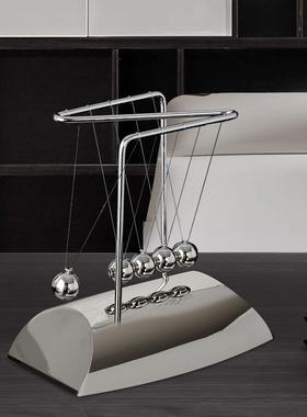 牛顿摆球混沌摆永动仪办公室书房桌面摆件装饰工艺礼品摆饰创意家