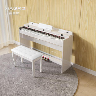 电钢琴88键重锤立式 多功能智能考级钢琴 钢琴电子钢成人款