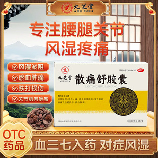 九芝堂散痛舒胶囊祛风除湿活血止痛跌打损伤淤血肿痛风湿关节痛