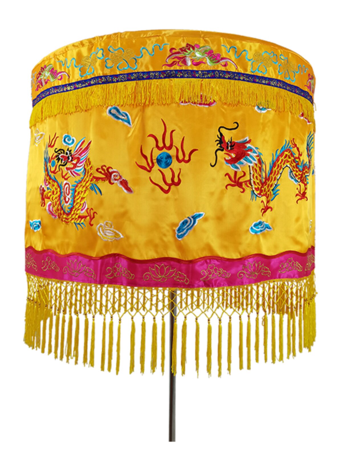 寺庙法会用品宝盖伞黄罗伞龙伞凤伞莲花伞婚庆巡逻伞华盖万民伞绣