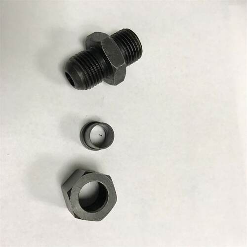 铁制扩口接头 m16x1.5-10 一边外螺纹m16*1.5 一边可扩10mm铜管