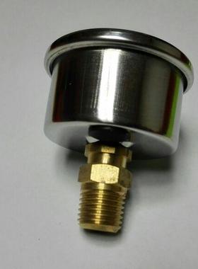 40～47mm 轴向压力表 CE EN837-1 CL.1.6% 0-60bar 900psi npt1/4